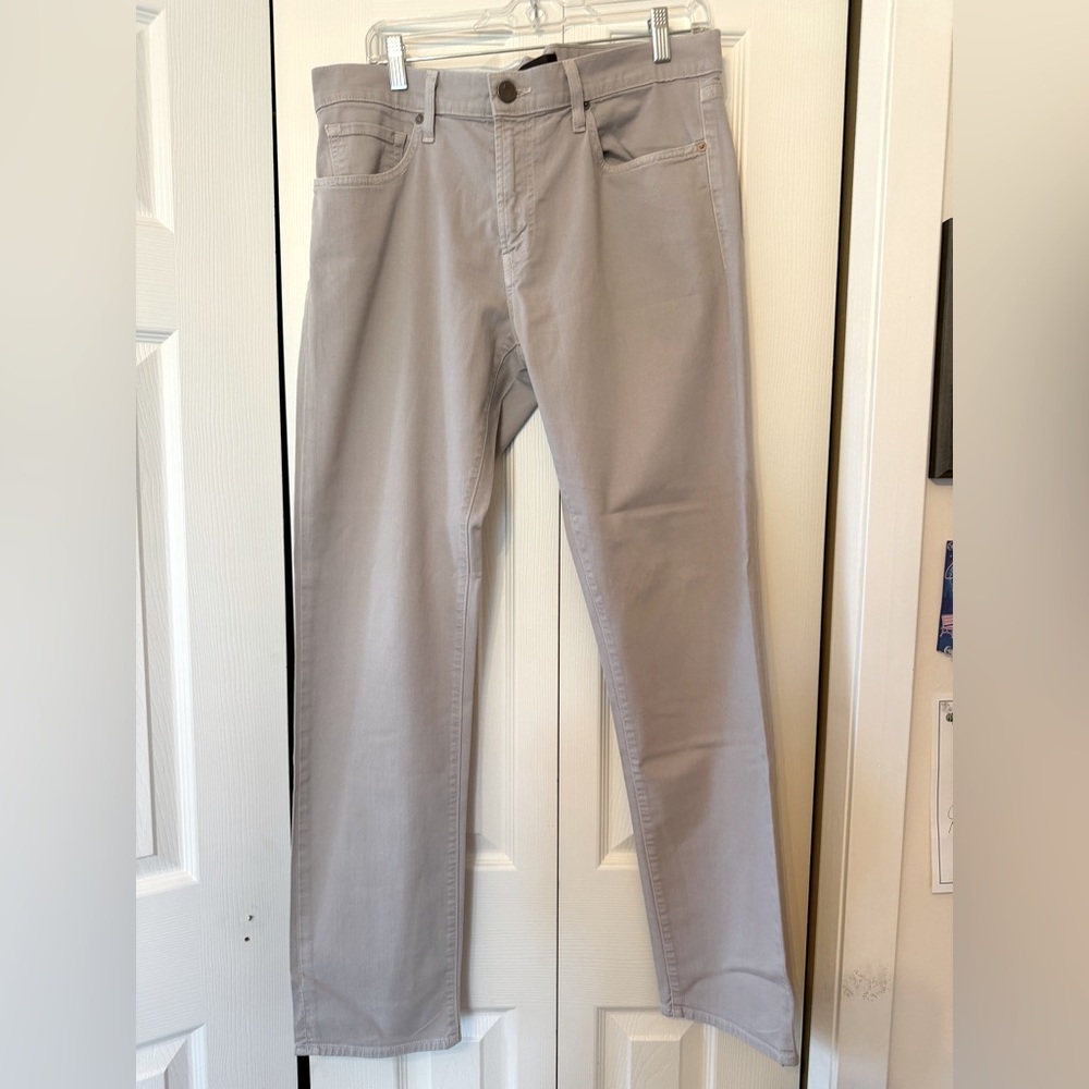 J Brand Tyler Slim Straight Jean Men 34 Reflect Grey Denim
